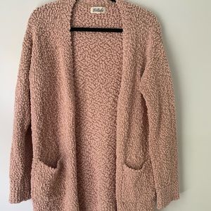 Blush Popcorn Cardigan Size L